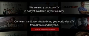 Acorn tv geo-restriction error australia