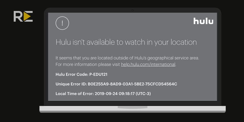 Hulu poland geo-restriction error