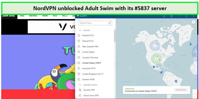 Adult swim with nordvpn