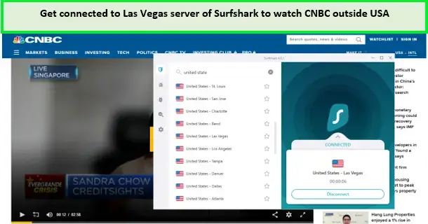 Watch cnbc outside usa with surfshark