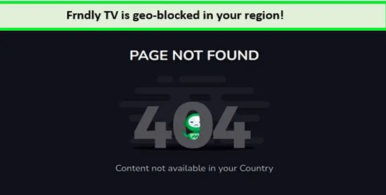 Frndly tv australia geo-restrictions error